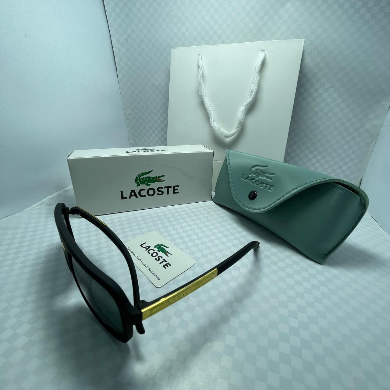 Lacoste Men's Bio-injected Square Sunglasses