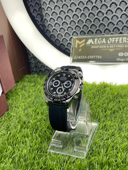 RLX Daytona Silicon Strap Mens Watch