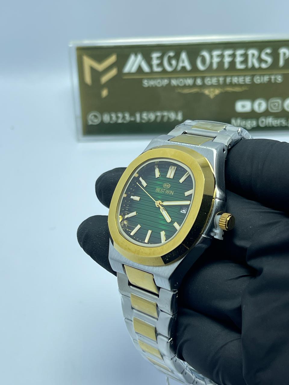 SEASTAR SS-9489 Men's Two Tone Stainless Steel Luxury Watch