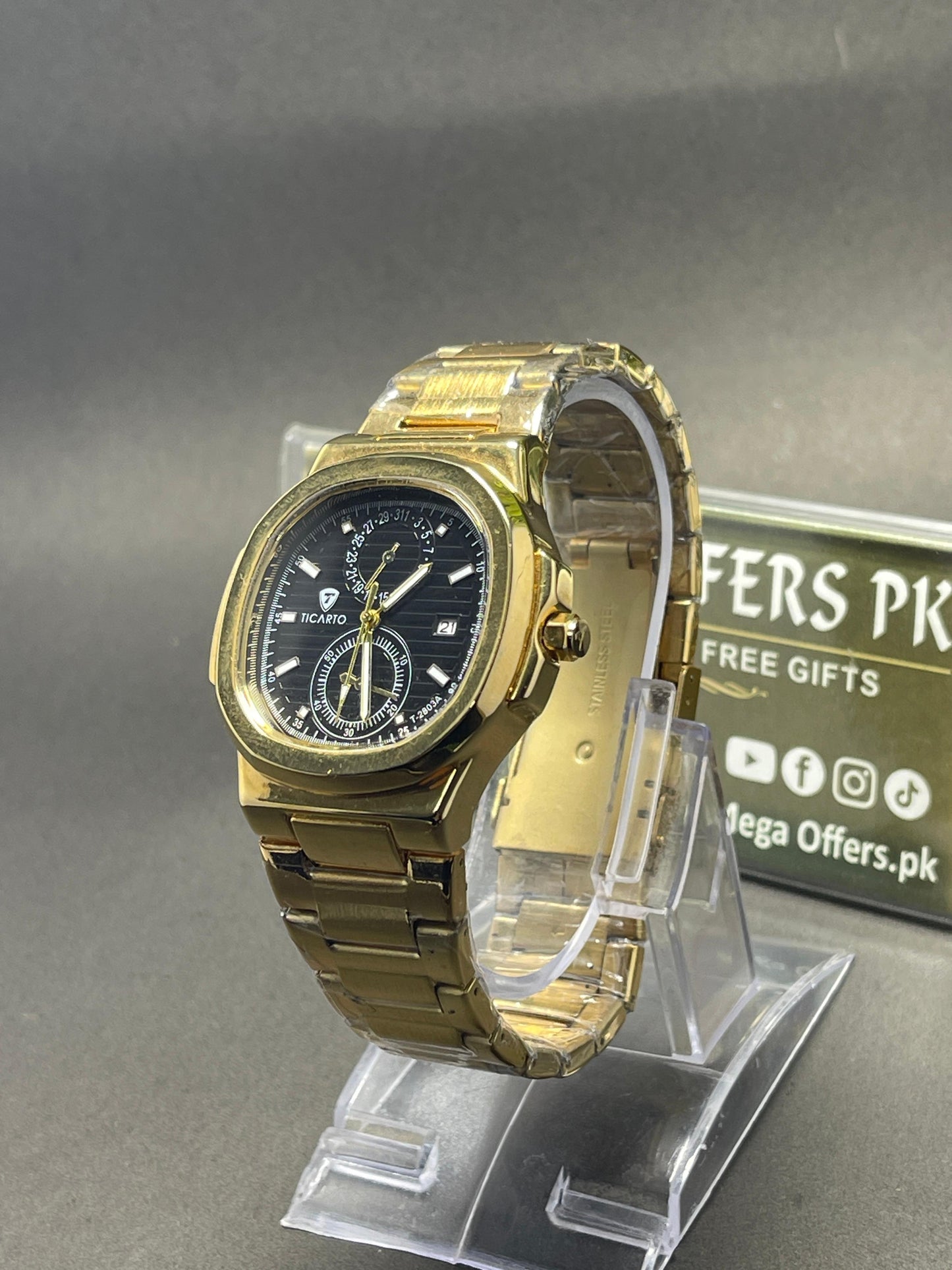 TICARTO WATCH FOR MEN (stainless steel)