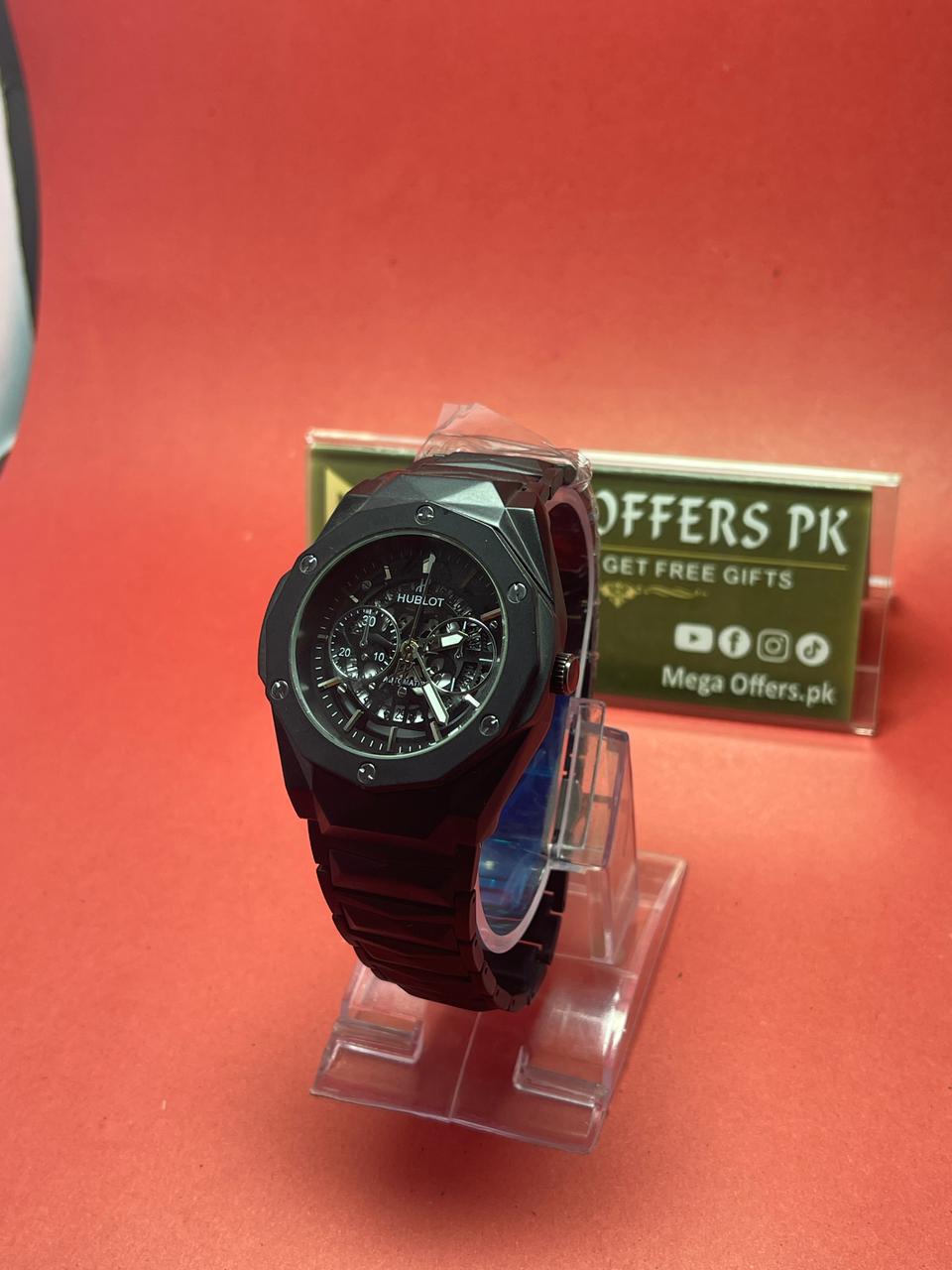 Hublot Black New Design Matte Finish - Metal Body