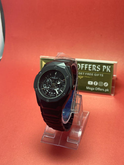 Hublot Black New Design Matte Finish - Metal Body
