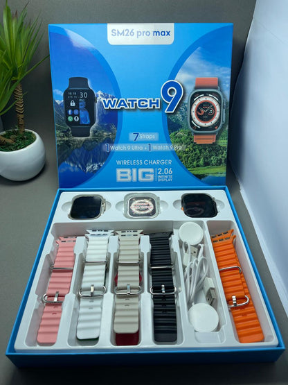 SM26 Pro Max Watch 9 Dual Watch Set