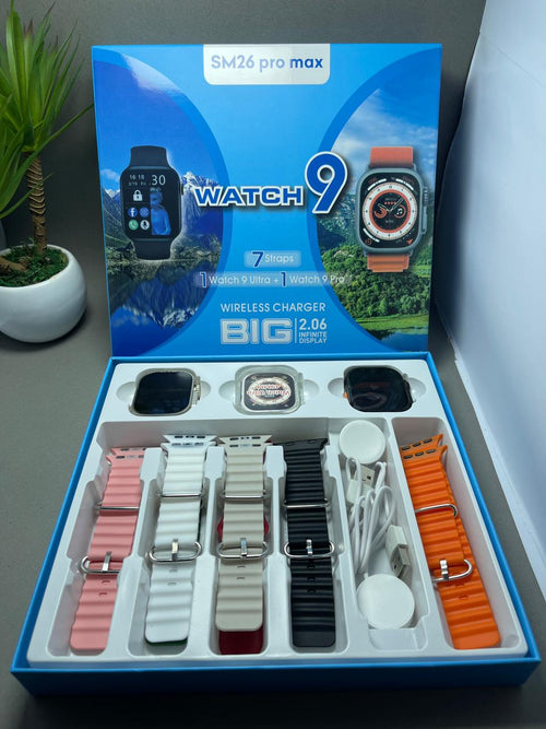 SM26 Pro Max Watch 9 Dual Watch Set