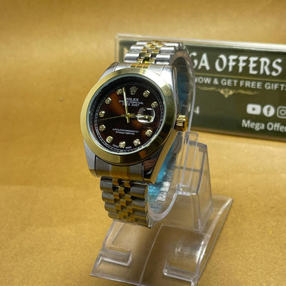 ROLEX Two-Tone Date Watch – Classic Premium Style