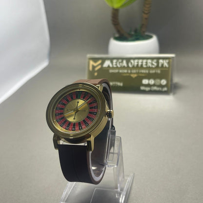 Luxury Casino Style Watch – Bold &amp; Unique Design