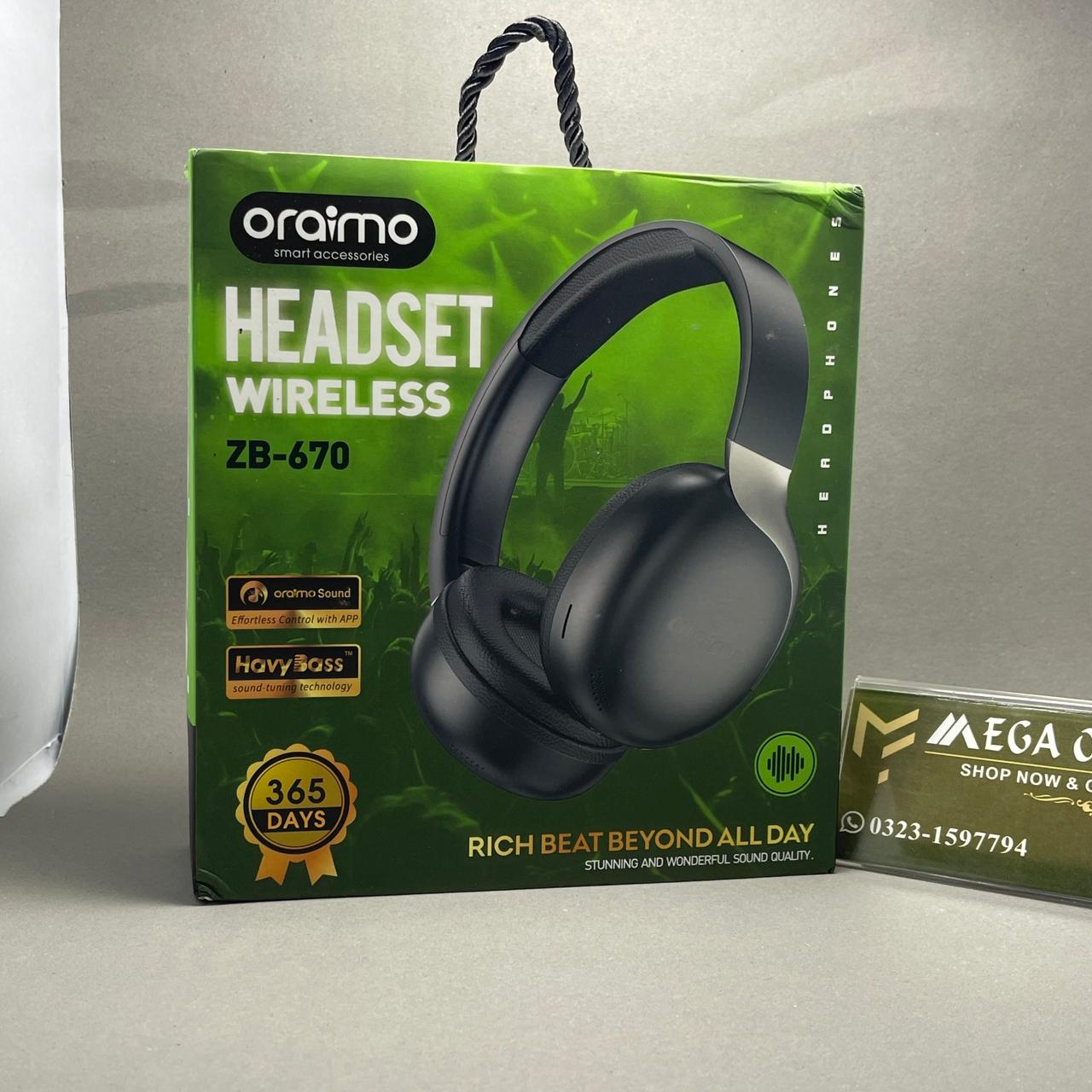 Oraimo ZB-670 Wireless Headset