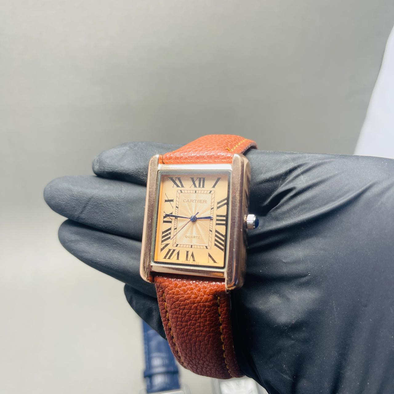 Cartier Tank Must Style Watch – Roman Numeral 3 Strap Colours
