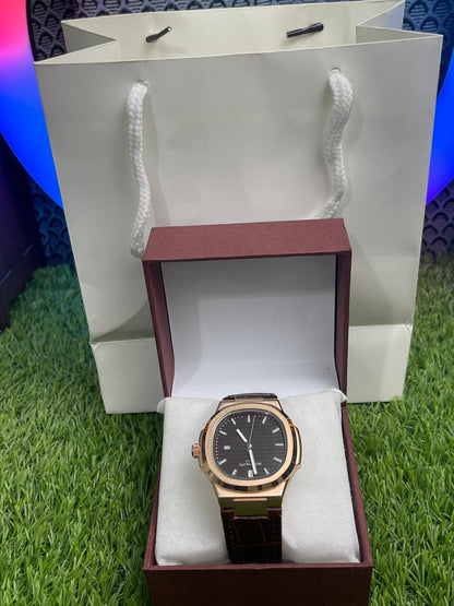 Patek Philippe Nautilus - Leather Strap