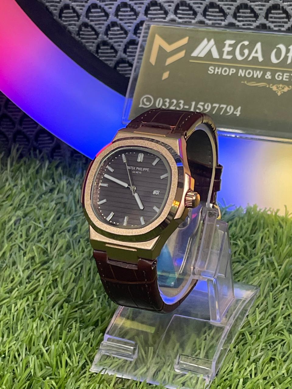 Patek Philippe Nautilus - Leather Strap