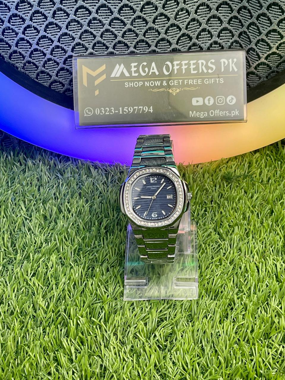 PATEK STONES – SILVER & BLUE