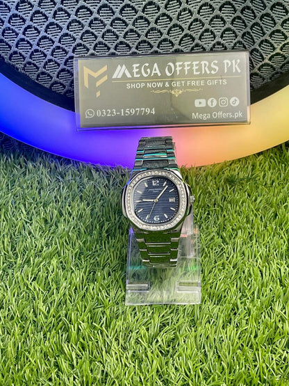 PATEK STONES – SILVER & BLUE