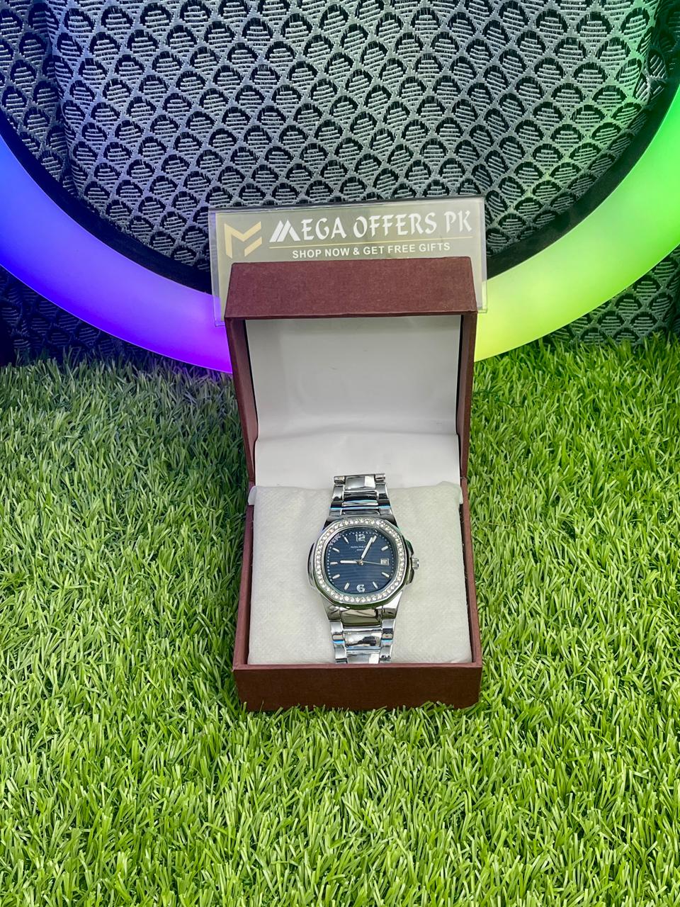 PATEK STONES – SILVER & BLUE