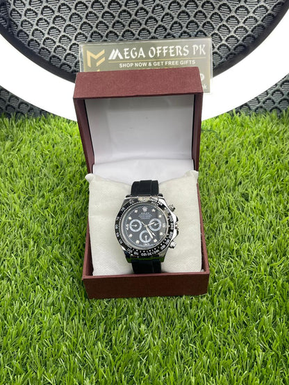 RLX Daytona Silicon Strap Mens Watch