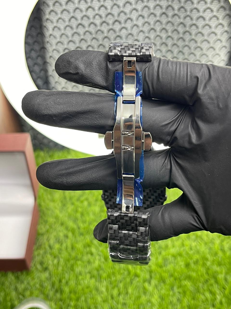 AAA Quality Richard-Style Skeleton Automatic Watch – Premium Carbon Pattern Case