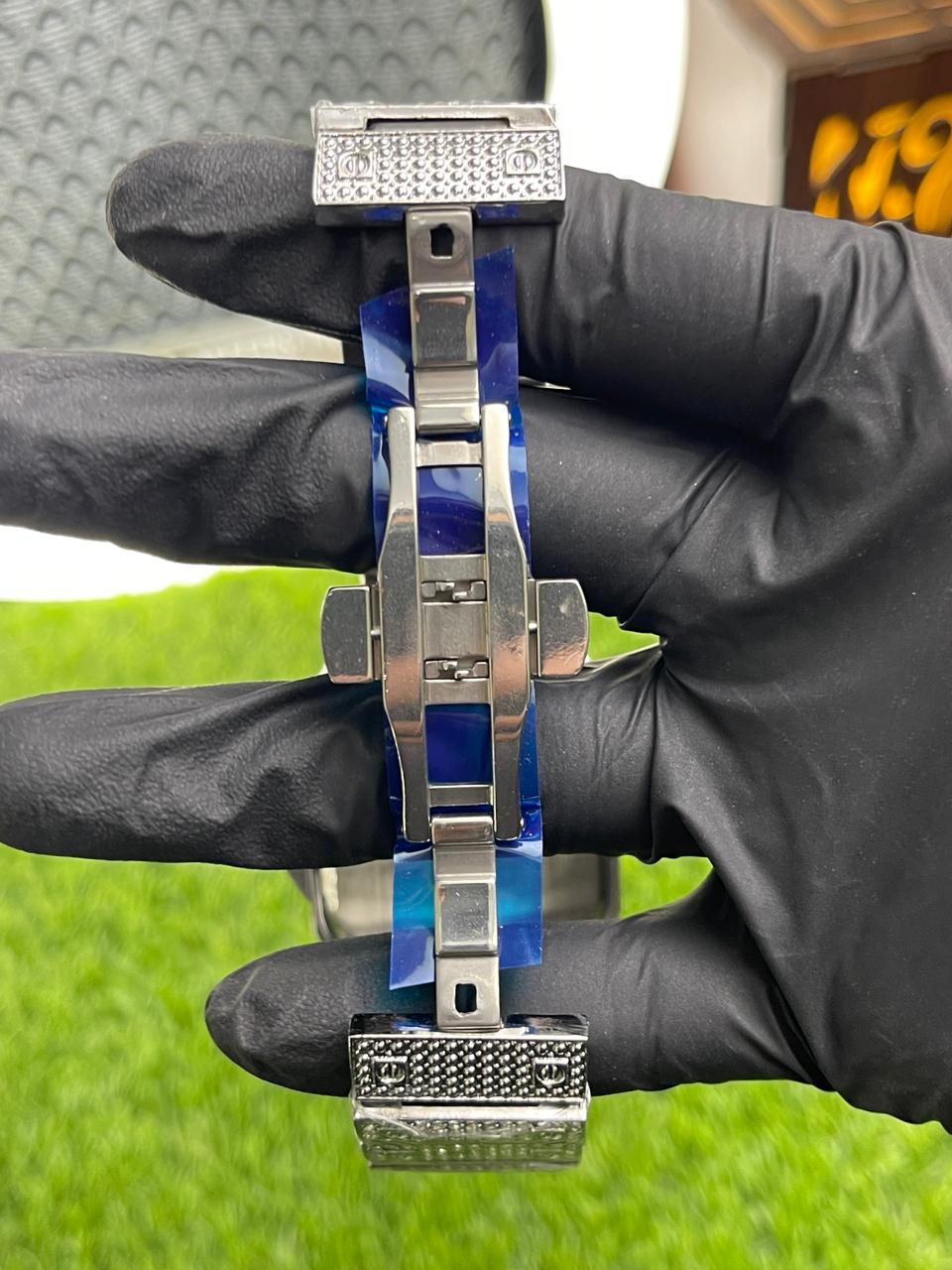 CARTIER Iced Out Luxury Stainless Steel Made Analog Watch For Men