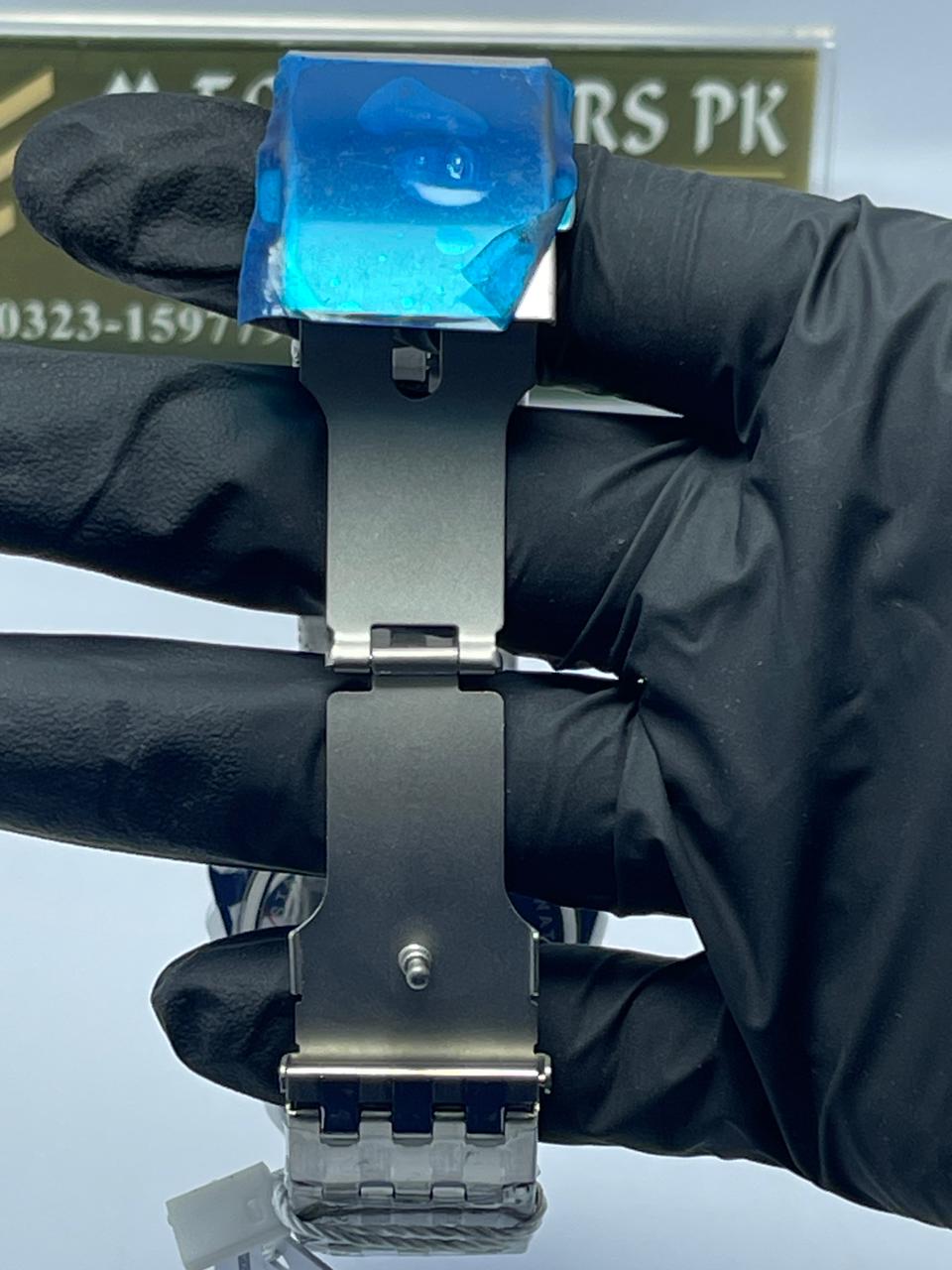 BESTWIN Watch Silver chain blue dial