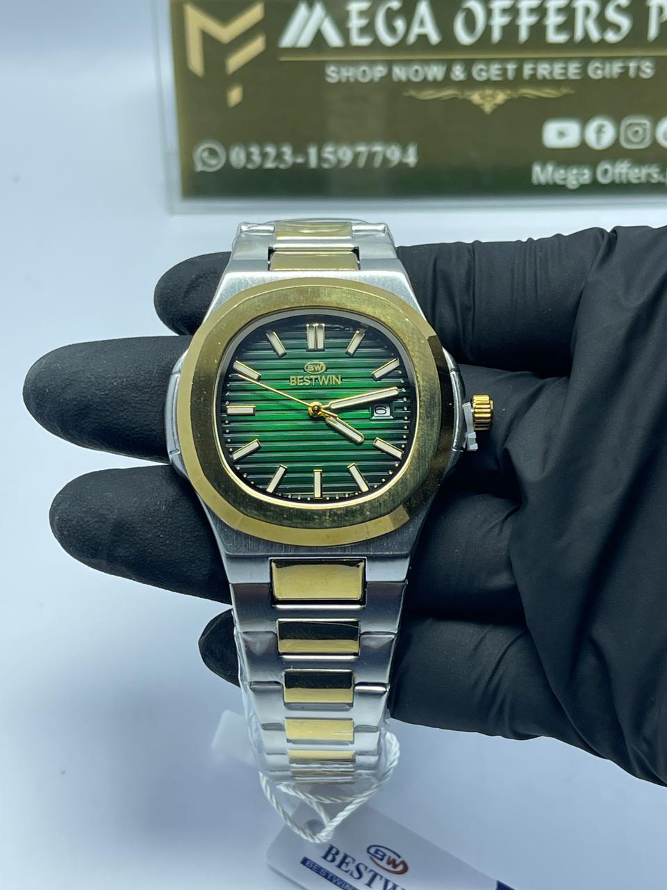 SEASTAR SS-9489 Men's Two Tone Stainless Steel Luxury Watch