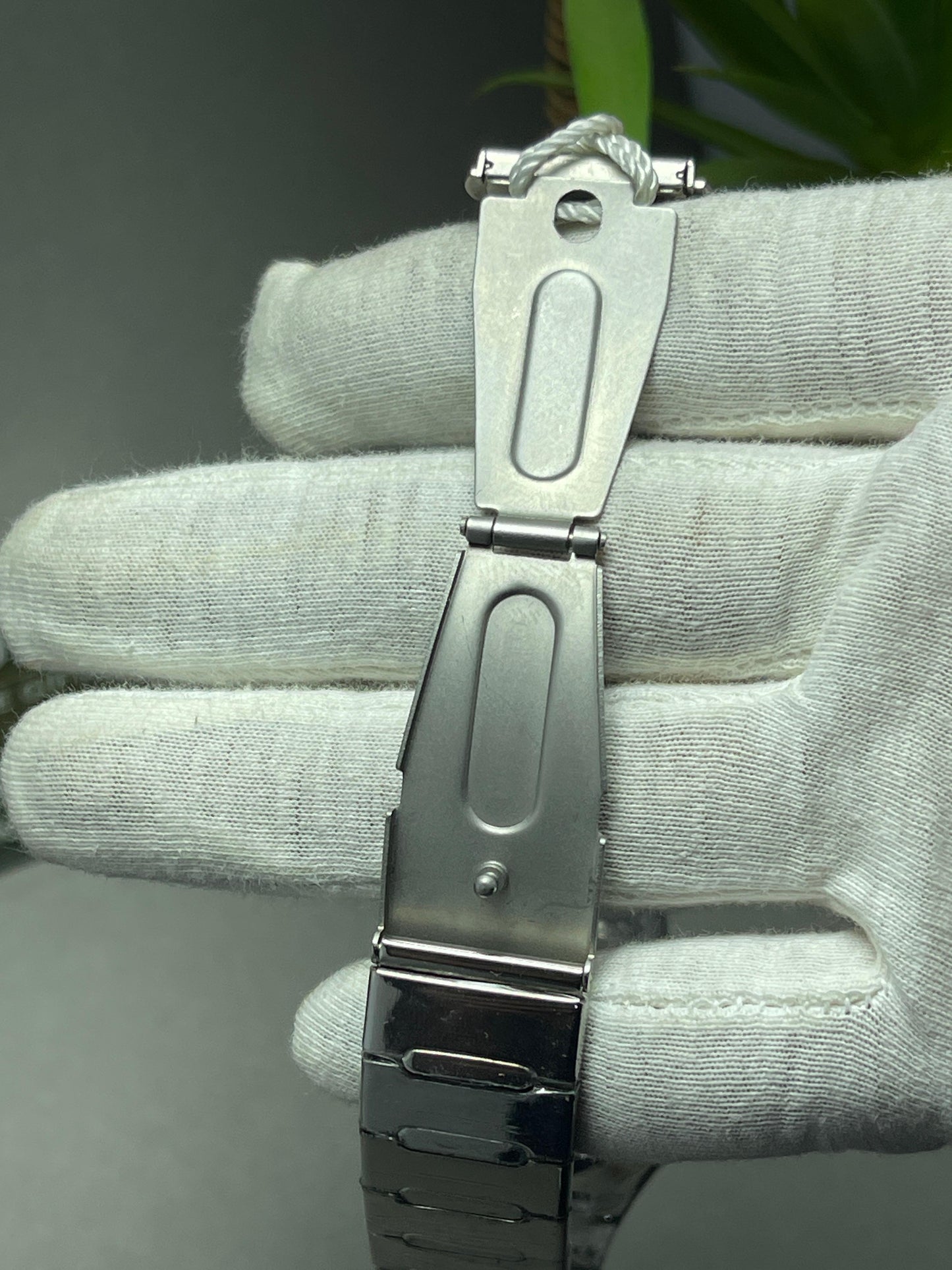 QIANBA Black Dial Stainless Steel Watch