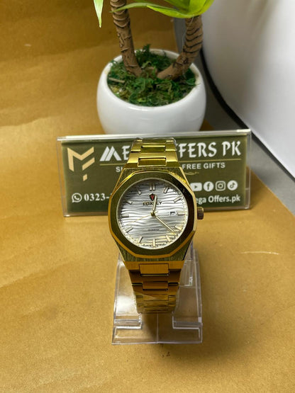 FOXFLY Quartz Men's Fashion Watch (Royal Oak Inspired)