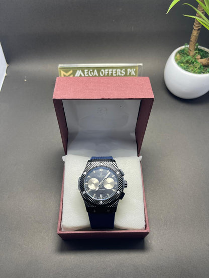 Hublot-style Chronograph Watch