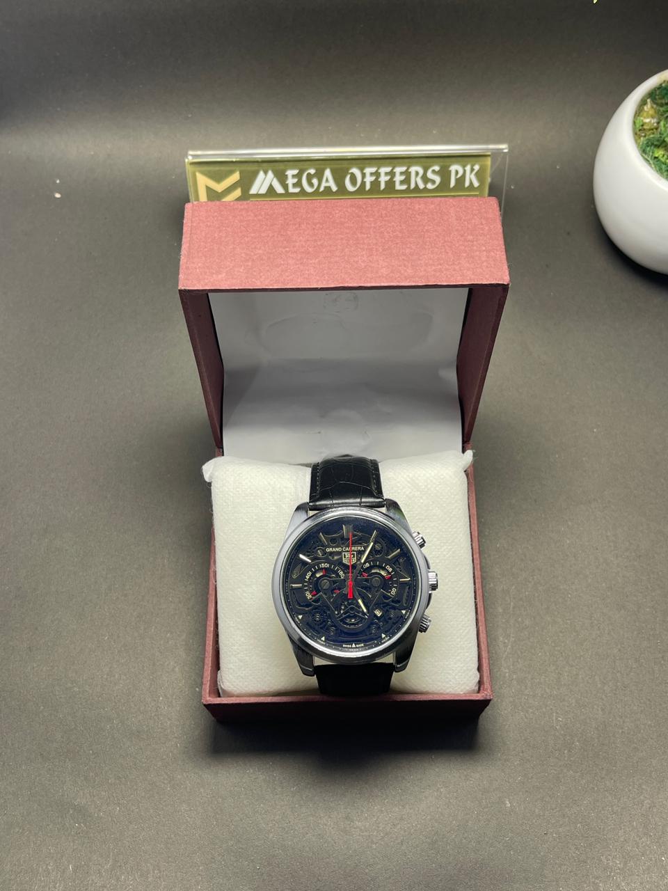 TAG Heuer Grand Carrera style watch