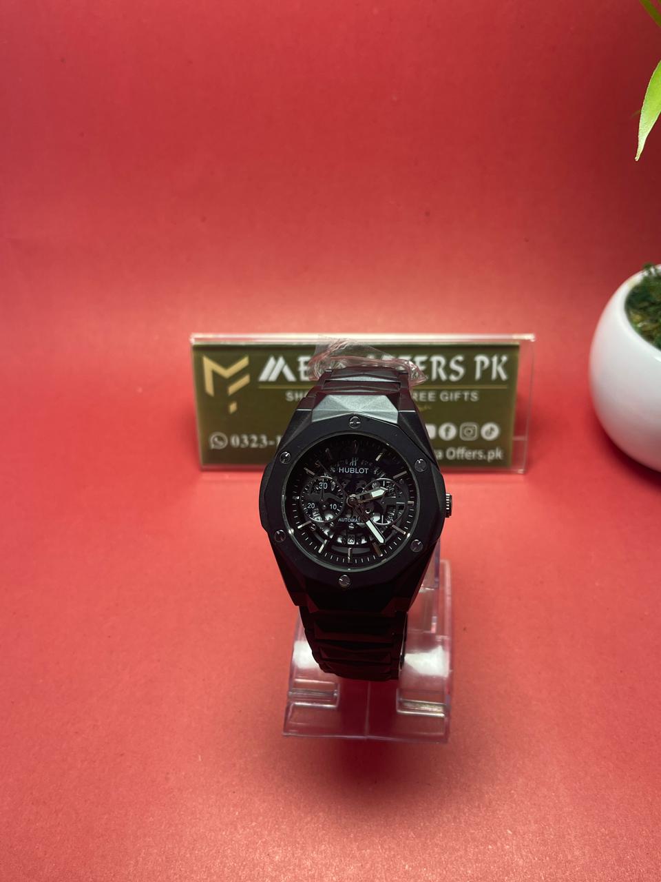 Hublot Black New Design Matte Finish - Metal Body