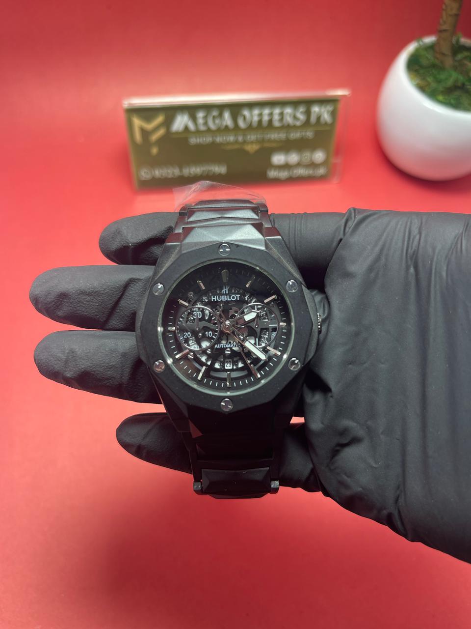 Hublot Black New Design Matte Finish - Metal Body