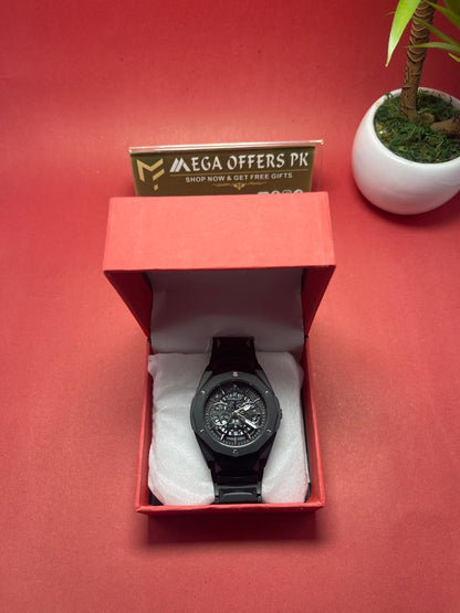 Hublot Black New Design Matte Finish - Metal Body