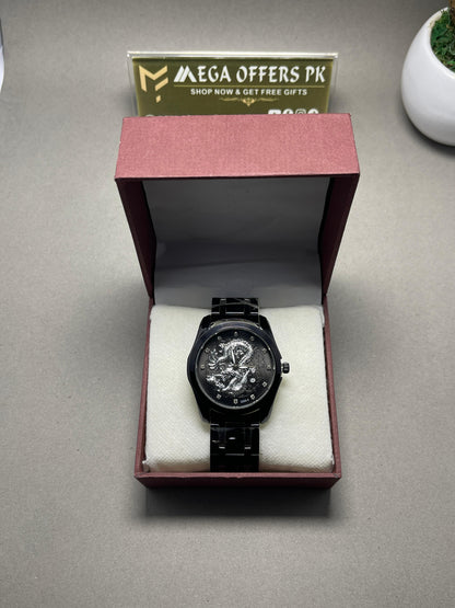 Luxury Dragon Design Men's Watch – Stylish &amp; Unique