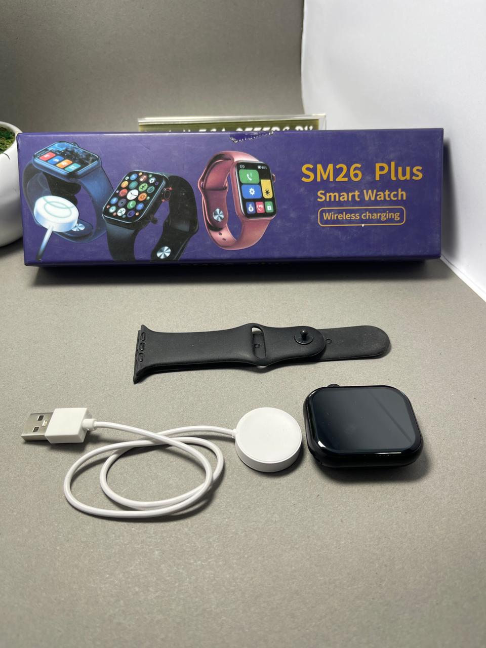 SM26 Plus Smart Watch – Stylish &amp; Feature-Packed Companion