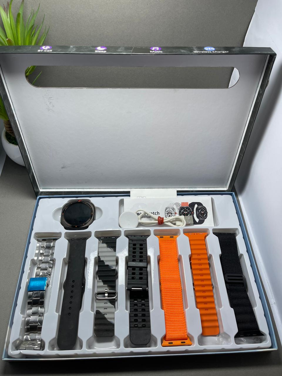7 in 1 Strap" Smartwatch Gift Set