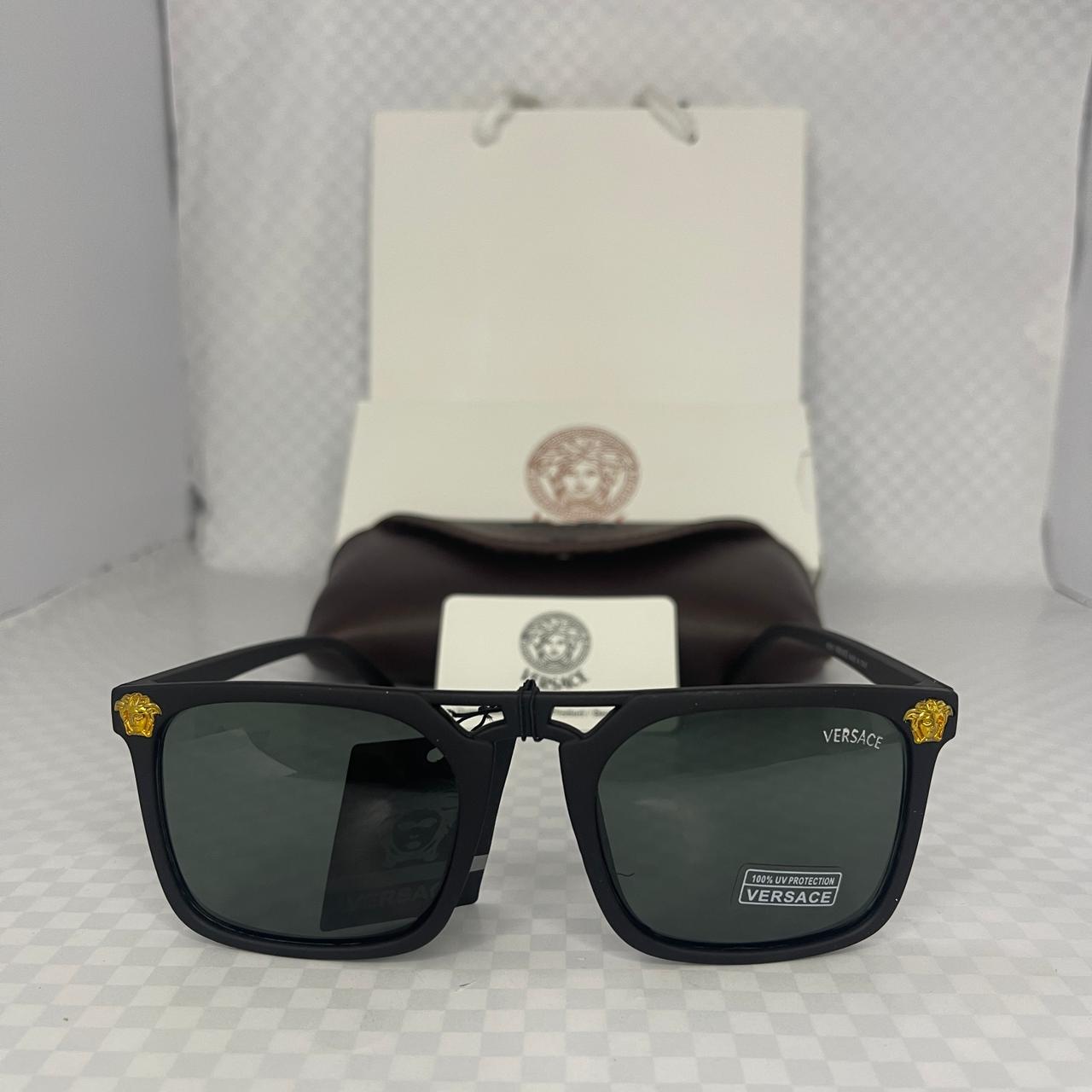 stylish black sunglasses from Versace